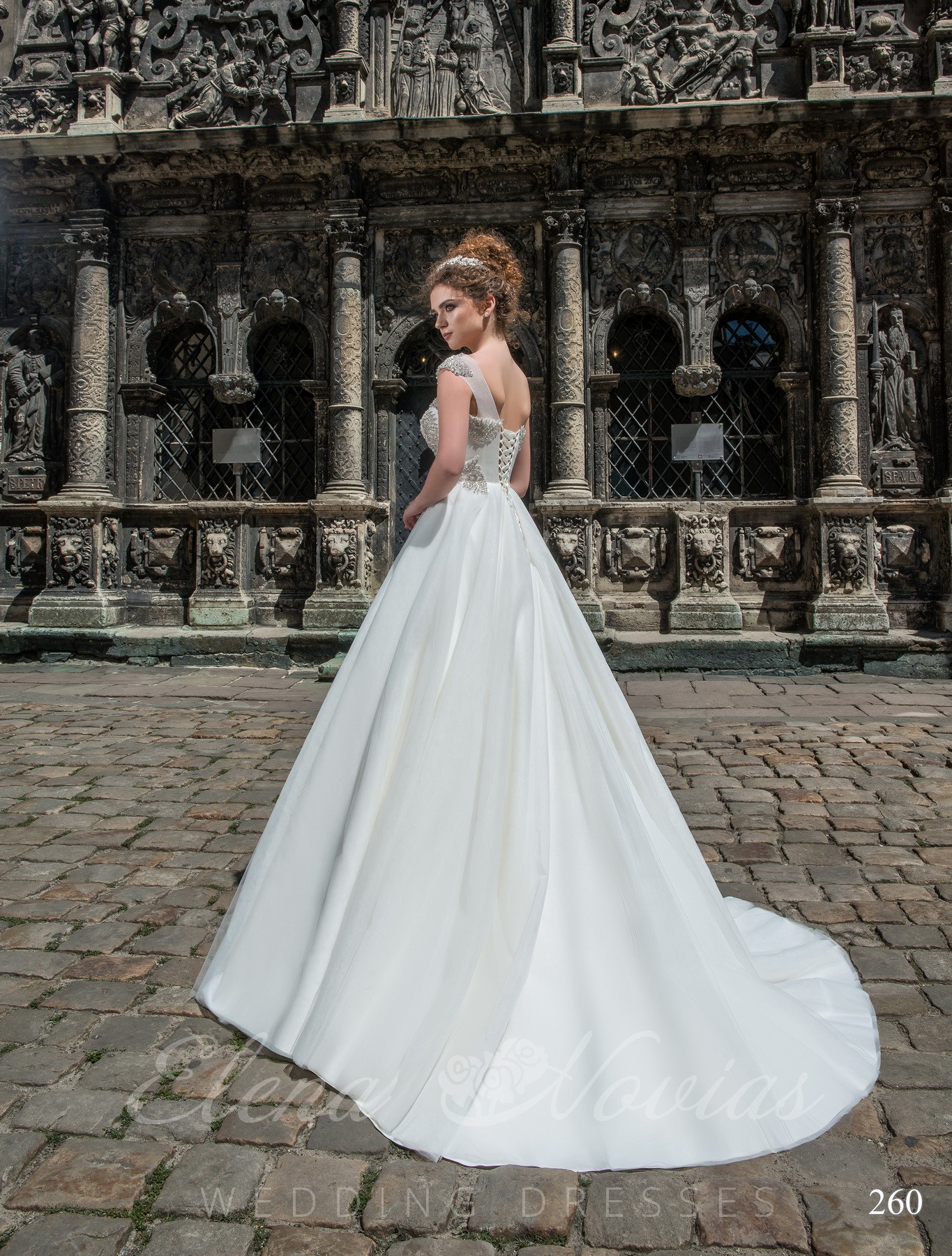 Wedding dress with corset model 260